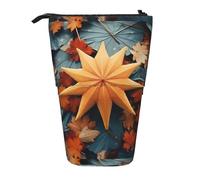 Zhuanyun Sac de rangement multifonction avec imprimé parapluies et étoiles de mer, sac de maquillage, sac élégant et multifonctionnel