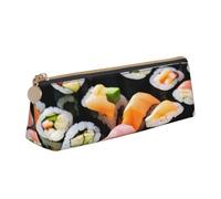 Zhuanyun Sac de rangement multifonction en cuir avec imprimé sushis, pour une utilisation quotidienne