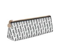 Zhuanyun Sac de rangement multifonction en cuir avec motif ananas et fruits tropicaux, pour une utilisation quotidienne