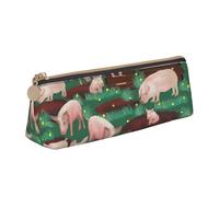 Zhuanyun Sac de rangement multifonction en cuir avec motif cochons dans la ferme - Pour le quotidien