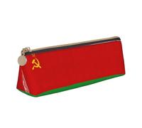 Zhuanyun Sac de rangement multifonction en cuir avec motif drapeau de la Biélorussie, pour une utilisation quotidienne