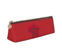 Zhuanyun Sac de rangement multifonction en cuir avec motif drapeau du Maroc - Pour tous les jours