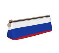 Zhuanyun Sac de rangement multifonction en cuir avec motif drapeau russe, pour usage quotidien, blanc, One Size, Légères