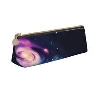 Zhuanyun Sac de rangement multifonction en cuir avec motif triangle imprimé galaxie et espace - Utilisation quotidienne, blanc, One Size, Légères