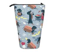 Zhuanyun Sac de rangement multifonction imprimé Hot Dogs et limonade 1, sac de maquillage, sac élégant et multifonctionnel