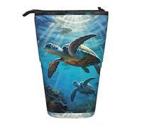 Zhuanyun Sac de rangement multifonction imprimé tortues de mer, sac de maquillage, sac élégant et multifonctionnel