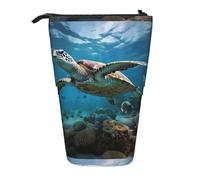 Zhuanyun Sac de rangement multifonction imprimé tortues de mer, sac de maquillage, sac élégant et multifonctionnel