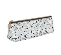 Zhuanyun Terrazzo Sac de rangement multifonction en cuir Motif marbre pastel