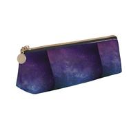 Zhuanyun Univers avec étoiles galaxie Interstellaire imprimé triangle sac de rangement papeterie sac de rangement multifonction sac cosmétique sac à maquillage usage quotidien