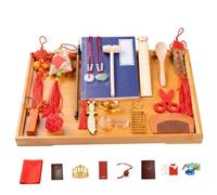 Zhuazhou Lot de 26 décorations de premier anniversaire pour garçons et filles Rouge