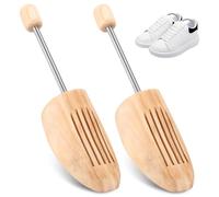 Zhufas Embauchoirs à Chaussures, Embauchoirs de bois, Embauchoirs à Chaussures Femme Homme, Avec Ressort Spirale, Respirant, Embauchoirs Bottes Agrandisseur Embochoire Chaussure.(1 paires,39-41