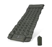 Zhufas Matelas Camping Autogonflant, Ultraléger de Matelas Gonflable avec Pompe à Pied, Matelas de Camping Pliable,Résistant à l'eau Tapis De Couchage, Matelas Randonnée,pour Trekking,Voyage,Plage