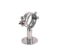 zhuguiming Collier de serrage for suspension de tuyau 12-108 mm (3/4"-4"), clip de support 1-1/2" (38 mm) avec plaque de base en acier inoxydable 304 for longueur = 50 mm(Fit OD 80-89mm)