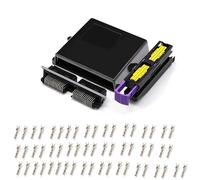 zhuguiming Connecteur FCI automobile scellé ECU 24P/39P/48P/56P/80P/90P/121P/154 broches, coque en aluminium, système de contrôle PCB avec bornes(Orange,5 Sets)