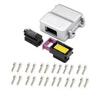 zhuguiming Connecteur FCI automobile scellé ECU 24P/39P/48P/56P/80P/90P/121P/154 broches, coque en aluminium, système de contrôle PCB avec bornes(Army green,10 Sets)