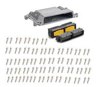 zhuguiming Connecteur FCI automobile scellé ECU 24P/39P/48P/56P/80P/90P/121P/154 broches, coque en aluminium, système de contrôle PCB avec bornes(rouge,10 Sets)