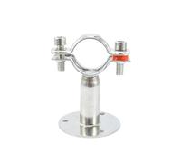 zhuguiming Support de suspension for tube en acier inoxydable 304 de diamètre extérieur de 19 à 108 mm, avec clip de fixation(50mm L,Fit 80-89mm OD Tube)