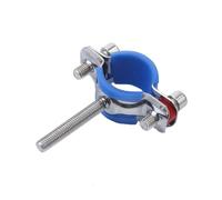 zhuguiming Tige filetée M8 de 50 mm for tube de diamètre extérieur de 15 à 219 mm, support de suspension en acier inoxydable 304, clip de support avec étui bleu(Fit 70-76mm OD Tube)
