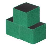 ZhuiFengA Lot de 3 filtres à Charbon Actif en Forme de bac, avec Coton biochimique et Charbon alvéolé, pour Aquariums, étangs et bassins d'élevage(S)