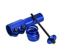 ZhuiKun Rehausse Potence VTT 28,6 mm, Potence de Guidon en Alliage d'Aluminium, Fourche Étendre Extenseur pour Vélo de Route BMX - Bleu,12cm