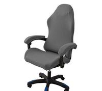 ZHUIYUAN Housse De Chaise De Bureau avec Accoudoirs, Housse De Siège De Chaise De Bureau D'ordinateur De Jeu Extensible, Housse De Fauteuil Ergonomique Rotatif