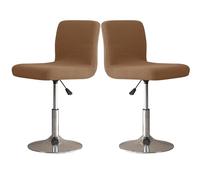 ZHUIYUAN Housse Tabouret De Bar avec Dossiers, Housse Chaise Haute pour Tabouret De Bar 6/4/2 Pièces, Housse Chaise Salle a Manger