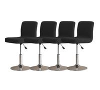 ZHUIYUAN Housse Tabouret De Bar avec Dossiers, Housse Chaise Haute pour Tabouret De Bar 6/4/2 Pièces, Housse Chaise Salle a Manger