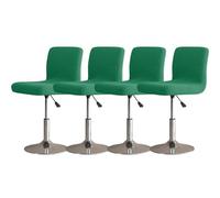 ZHUIYUAN Housse Tabouret De Bar avec Dossiers, Housse Chaise Haute pour Tabouret De Bar 6/4/2 Pièces, Housse Chaise Salle a Manger