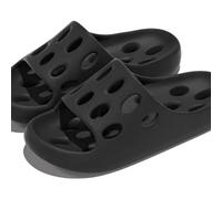 ZHULNJHY Pantoufles d'intérieur antidérapantes pour homme et femme avec soutien de la voûte plantaire, plus une semelle douce et respirante semblable à un nuage pour toutes les saisons, Noir , 39 EU