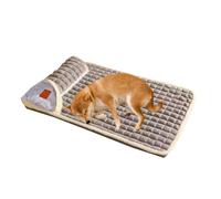 ZHULONGRUSHUI Lit pour Animaux Doux et Confortable, Coussin Chien Orthopédique, Matelas pour Chien Anti Dérapant, Tapis pour Chien Dehoussable Lavable Convient pour Voiture, Canapé, Chambr