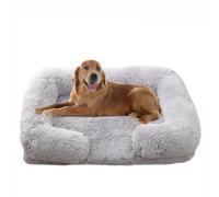 ZHULONGRUSHUI Panier pour Chien,Canapé,Lit orthopédique pour Chiens de Petit Taille et de Taille Moyenne,Coussin Dehoussable pour Chien Lavable,Antiglisse,Doublure imperméable(Gris Claire)