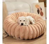 ZHULONGRUSHUI Panier pour Chien et Chat Lavable, Canapé Orthopédique, Coussin Anti-Stress, Anti-dérapant et Ultra Doux, Chaud et Confortable (Kaki, 70cm/27.6in)