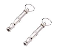 Zhuluck Lot de 2 sifflets à ultrasons réglables pour chien, sifflet portable pour animal domestique, sifflets supersoniques pour le dressage des animaux de compagnie, aide au comportement