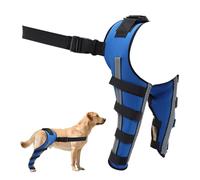 ZHUMCCY Abrasse du Genou pour Chien, attelle de Hanche à Chien - Pet orthopédique Souppe de Soutien conjoint,Support de Jambe réglable pour Garder Les articulations animales au Chaud et Stable