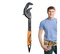 ZHUMCCY Clé pour Pommeau de Douche | Levier à Poignée Anti-Dérapante Sécurisée,Avec Embout Pointu pour Écrous et Boulons - pour Maison, Salle de Bain, Cuisine, Garage, Atelier et Véhicules