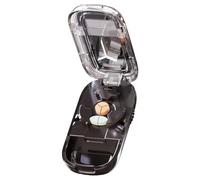 ZHUMCCY Coupe-Médicament - Coupe pour Petits et Grands Comprimés - Boîte de Rangement Étanche Trousse Médicale Pratique pour Voyage Maison Sac Transport Personnes Âgées et