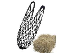 ZHUMCCY Filet à Foin - Sacs de Foin pour Alimentation Lente | avec Un Porte-Friandises à Anneau Fixe pour Boxes Éleveurs Fermes Cours Ovins Volailles et Pâturages