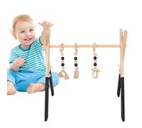 ZHUMCCY Gymnase d’activités pour tout-petits | Cadre en bois de pin respectueux de l'environnement | Produits de divertissement pour nouveau-nés pour chambre de nouveau-né, salle de crèche, centre