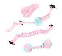 ZHUMCCY Jouet en corde pour chiot - 4 jouets à tirer à la corde pour chien | Puzzle interactif pour stimulation mentale, activités d'ennui pour l'intérieur et l'extérieur