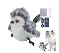 ZHUMCCY Jouets pour Chaton à gazouillis Automatique, Jouets pour Chat, Oiseau battant | Jouets réalistes en Plumes de Chat, pour Chatons Doux et Confortables infusés pour Toutes Les Races