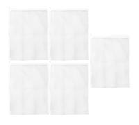 ZHUMCCY Lot de 5 sacs filtrants réutilisables en maille pour aquarium - Solution de filtration d'eau douce et d'eau salée pour la maison - Océanarium