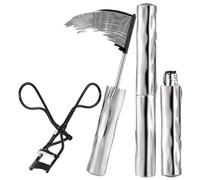 ZHUMCCY Mascara Tubulaire Résistant à l'Eau | 2 Pièces Mascara Épaississant Anti-Agglomérant | Effet Cils Naturel Dramatique avec Recourbe-Cils | Pour Soirée Travail Quotidien Rendez-vous Femmes et