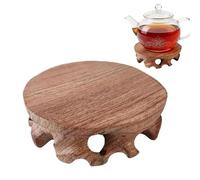 ZHUMCCY Présentoir en Bois,Support d'Exposition Rustique Antidérapant,Petit Piédestal en Bois | pour Bougie Parfum Service À Thé Maison Cuisine Salle De Bain Salon Intérieur