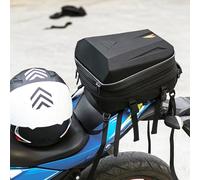 ZHUMCCY Sac De Selle De Motocyclette,Sac à Main de Rangement Extensible 20L-28L - Etui À Casque De Motocyclette Imperméable - pour Scooter, Moto Tout-Terrain, Tourisme, Navette, Voyage, Road Trip,