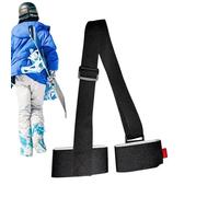 ZHUMCCY Sangle De Transport De Ski Et De Bâtons, Sangle De Ski Réglables Sangle De Transport De Ski Portable Pour Skis Et Pôles Porte Skis À Épaule Pour Hommes Femmes
