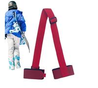 ZHUMCCY Sangle De Transport De Ski Et De Bâtons, Sangle De Ski Réglables Sangle De Transport De Ski Portable Pour Skis Et Pôles Porte Skis À Épaule Pour Hommes Femmes