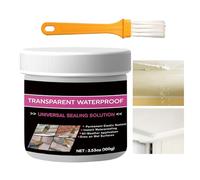ZHUMCCY Scellant Imperméable Transparent - 100g Revêtement De Scellement Transparent | Adhésif de Réparation de Fissures,pour Toilettes Salle de bains Toit Extérieur Cuisine Mur Carrelage Évier