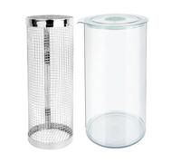 ZHUMCCY Shaker à , distributeur transparent à 360 degrés | Shaker à avec couvercle | pour la cuisine à la maison, la pâtisserie, le camping, la préparation des repas, la friture