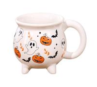 ZHUMCCY Tasse à café « Witches Brew Cauldron » - Tasse à café créative pour Halloween - Décoration pour cuisine, restaurant, hôtel, ferme, appartement