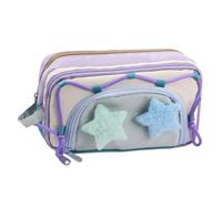 ZHUMCCY Trousse À Crayons Poche | Pochette Grande Capacité pour Stylos Et Fournitures,Organisateur de Bureau pour Stylos Marqueurs Règle Gomme Notes Autocollants Élèves Étudiants Enseignants